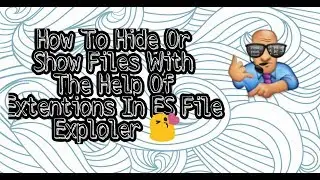 How To Hide Or Show Files With Help Of Extentions With ES File Exploler || Spy Tuts
