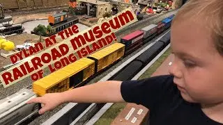 KID VISITS THE RAILROAD MUSEUM OF LONG ISLAND! MODEL TRAINS! WOODEN TOY TRAIN PLAY DAYS RIVERHEAD NY