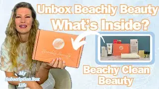 Summer 2024 Beachly Beauty Box unboxing video beach themed beauty box