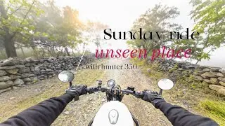Sunday ride with my hunter 350 extreme cold😐😭