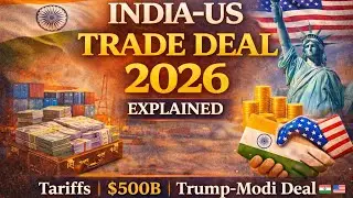 India-US Trade Deal 2026 Explained | Tariffs, $500B, Trump-Modi Deal 🇮🇳🇺🇸