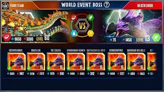 The Biggest Dinosaurs vs Dodo Boss - BOSS TOURNAMENT | Jurassic World The Game