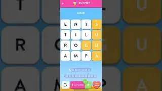 Wordbrain 2 Summer Event Day 22 2020 (Wordbrain 2 Answers)