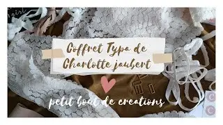 Je test le coffret Typa de Charlotte jaubert #couture #couturelingerie