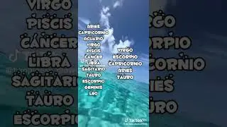 Signos zodiacales ❤😍2024 y 2025