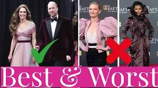 Best & Worst 2026 BAFTAs - Prince William & Princess Kate Shine🤩, Emma Stone Stuns✨, Kirsten Dunst😬