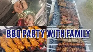 Bbq party with Family - Seekh kabab Spicy tikka boti - Eid Milan Party