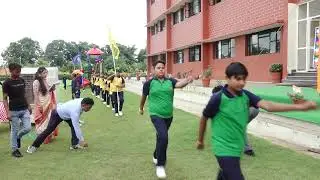 House Flag Hosting by Yash international School's Students