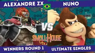 SMALL HOUSE SMASH 19 - Nuno (Donkey Kong) vs. AlexandreZx (Ganondorf) - SSBU BRASIL - Smash Ultimate