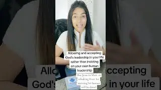 Allowing and accepting God's leadership in your life rather than your own human leadership Matt. 16