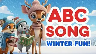 ABC Christmas Song! Learn the Alphabet with Woodland Animals
