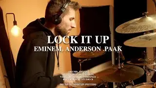 LOCK IT UP - EMINEM, ANDERSON .PAAK | ACOUSTIC DRUM COVER (4K, high quality audio)