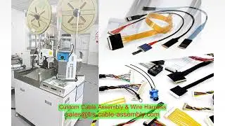 ODM OEM Custom Small Diameter Insulated Terminal Copper Wire Braided Electronic Harness