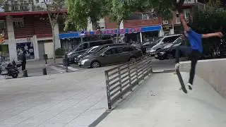 Besos Bumps Barcelona BIG TRICKS AND SLAMS OVER THE BAR