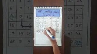 Skip Counting Maze #counting #maze #skipcounting #viral #diyworksheet #trending