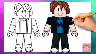 How To Draw Roblox Bacon Hair Boy | Easy Drawing Tutorial