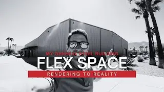 📐🏗️ My General Steel Design: From Render to Reality &ndash; The Commercial Office & Warehouse