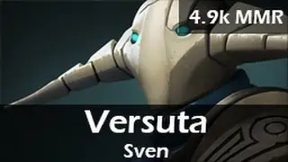 9: DOTA 2: Versuta as Sven Bot - 4.9k MMR Ranked Gameplay