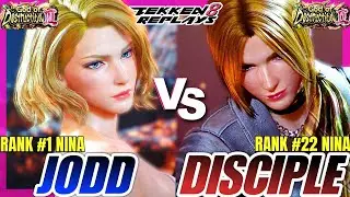 Tekken 8 - Jodd (Nina) vs Disciple (Nina) | High Level Ranked Matches