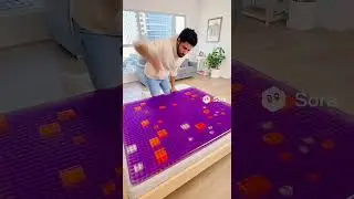 Most SATISFYING Squishy Gel Bed Ever! 🤯 #shorts  #ai