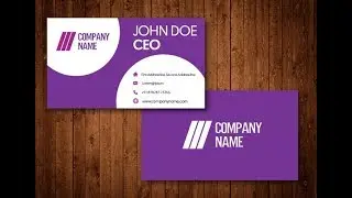 Creative Purple Business Cards