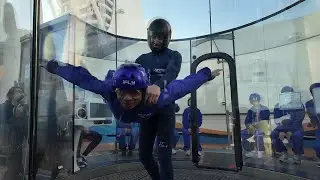 📍Intense INDOOR SKYDIVING Scene.