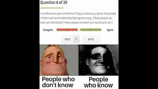 We took an online racism test and this was the result.