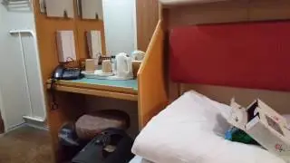 A cabin on the Northlink Aberdeen to Orkney ferry.