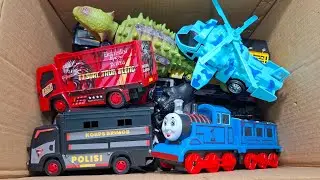 Keren Banget ‼️ Unboxing Truk Oleng, Mobil Damkar, Mobil Polisi, Bus Basuri PART 82