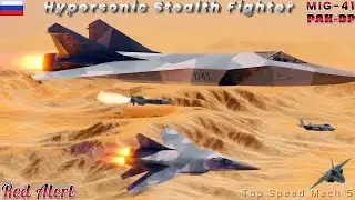 MiG-41 - Russia's Top Secret Stealth Fighter 6th Gen Project, Hypersonic Top Speed Mach 5