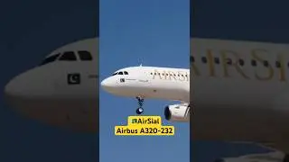 🇵🇰AirSial Airbus A320-232 #planespotting #airbus #airsial #landing #shorts #plane #aviation #4k