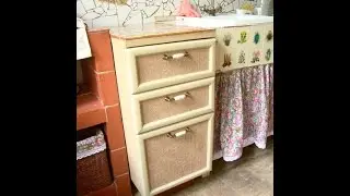 Декорируем мини комод для кухни в стиле кантри - Decorate with mini drawers for kitchen