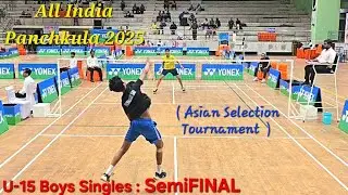 Pushkar Sai Vs Prabhu Dhyani - U15 Boys Singles SemiFINAL, All India Panchkula Sept 2025