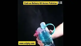600ml Sport Water Bottle Cool Spray Summer Drink Cups Portable | Link in Description