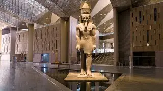 Tour of the The new Grand Egyptian Museum (GEM) in Giza Egypt!