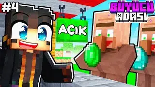 B&uuml;y&uuml; D&uuml;kkanı A&ccedil;tım! Dişsize Yeni Arkadaş 🔮 #4 | Minecraft B&uuml;y&uuml;c&uuml; Adası
