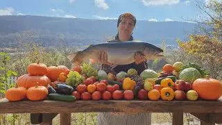 Fresh Trout 🐟 on Grill Net Cooked on Mangal 🔥♨️ | Traditional Cooking