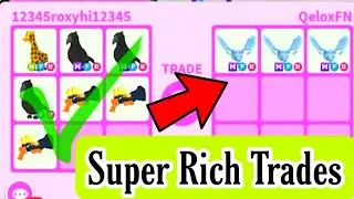 Super Mega Rich Trades In Adopt Me 2022