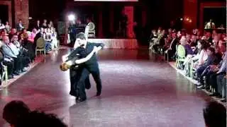Tristan MacManus and Anna Trebunskaya dance the Tango