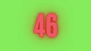countdown 100 - red speed 2x with sound - green screen