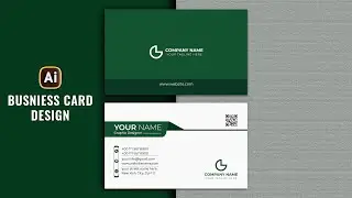 How to Make Business Card Design in Adobe Illustrator 2024 | | Tutorial | | Creative Graphic