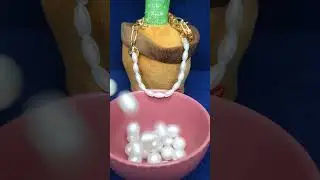 asmr dropping pearls #asmrsounds #pearl #shortsviral #shorts #ytshorts