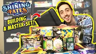 Building A Shining Fates Master Set Binder! (How Many Packs Will It Take To Complete?)