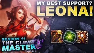 MY BEST SUPPORT PICK? LEONA! - Climb to Master S11 | League of Legends