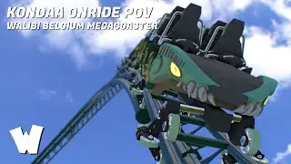 Walibi Belgium Kondaa 2021 Megacoaster Virtual POV