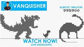 Achieving 1 Million Score In The Dinosaur game, Live Highlights