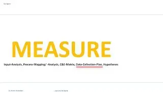 План сбора данных 24 MEASURE