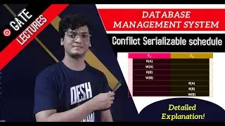 Conflict Serializable Schedule | Database management system | Gate lectures