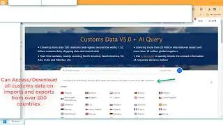 How to get customs trading data in import and export