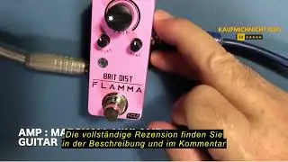 Produktbewertung: FLAMMA FC13 Phaser Gitarre Pedal Analog Phase Effekte Mini Pedal mit Klassisch Vin